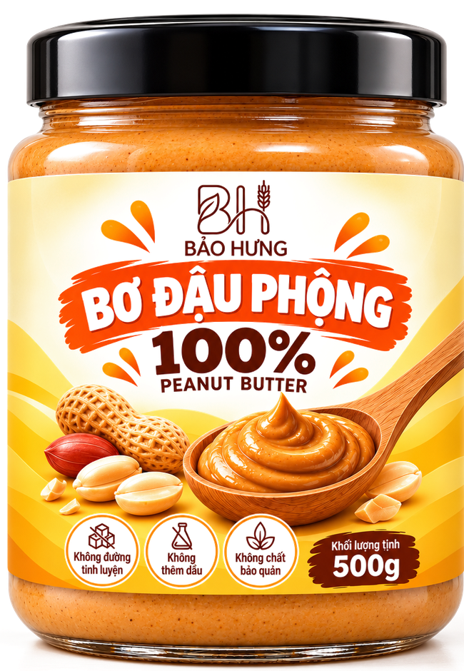 Hũ bơ đậu phộng Bảo Hưng