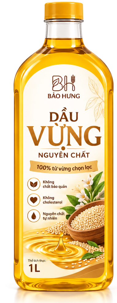 Chai dầu vừng nguyên chất Bảo Hưng 1 lít